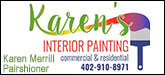 Karen's Interior Painting, LLC Sponsorship Banner