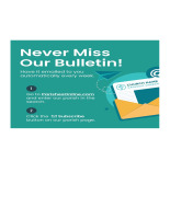 Never Miss Our Bulletin